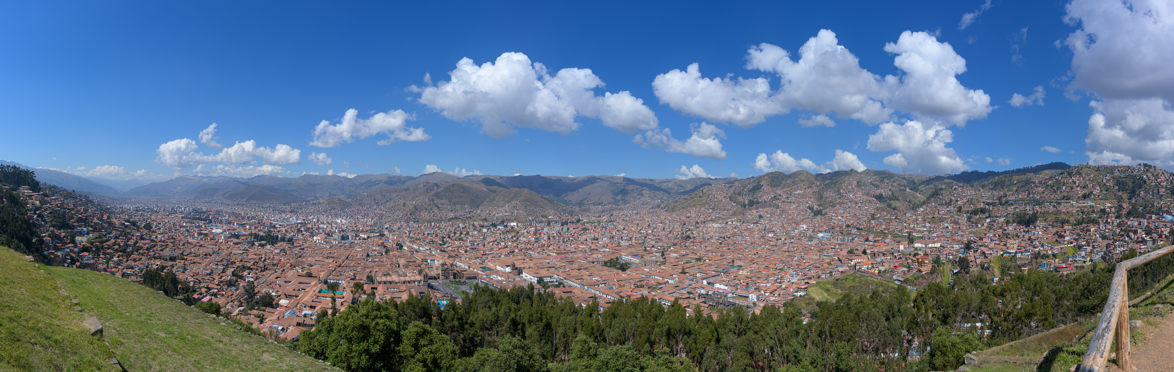 Cusco view from Saqsaywaman